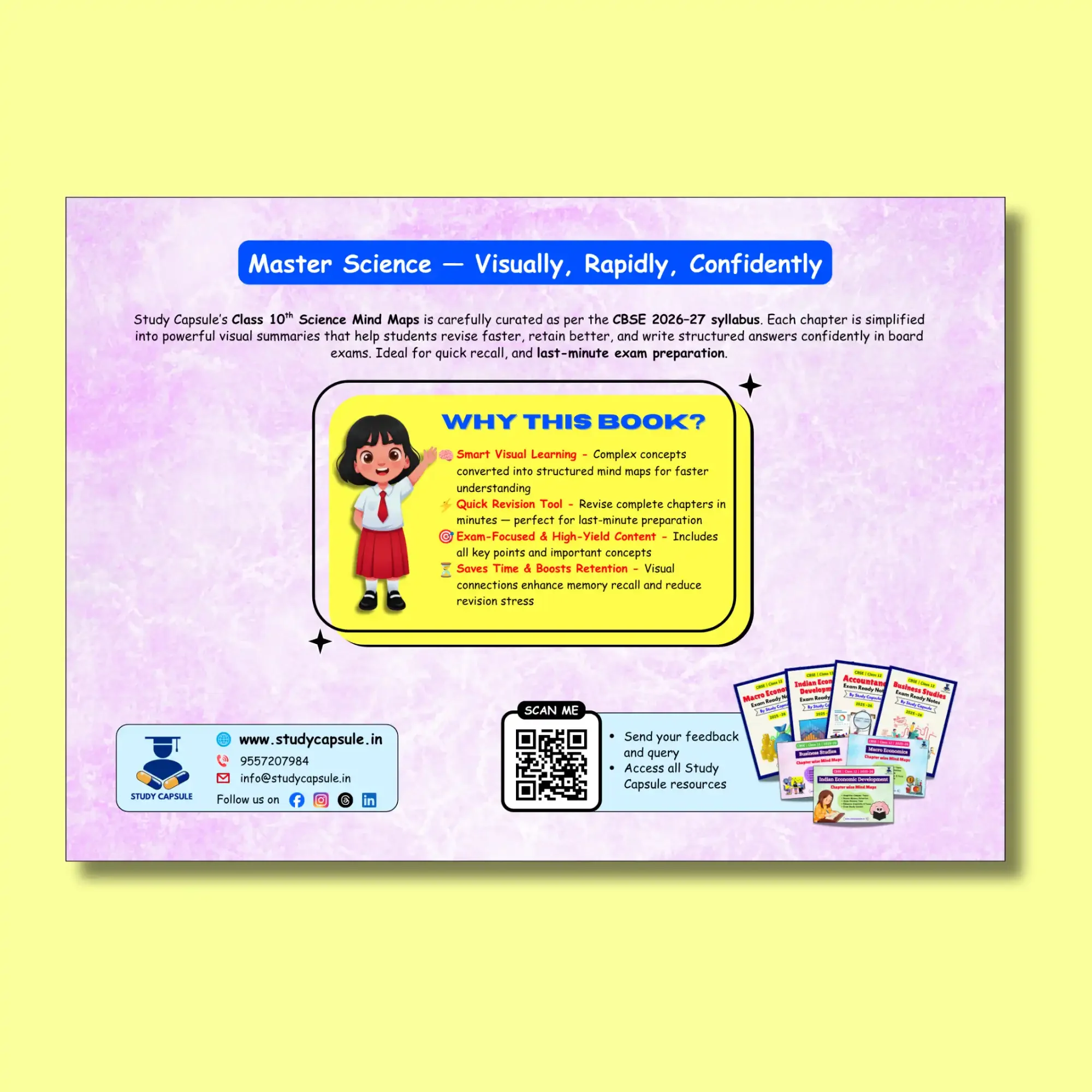 CBSE Class 10 Science Chapter-Wise Mind Maps for Quick Revision
