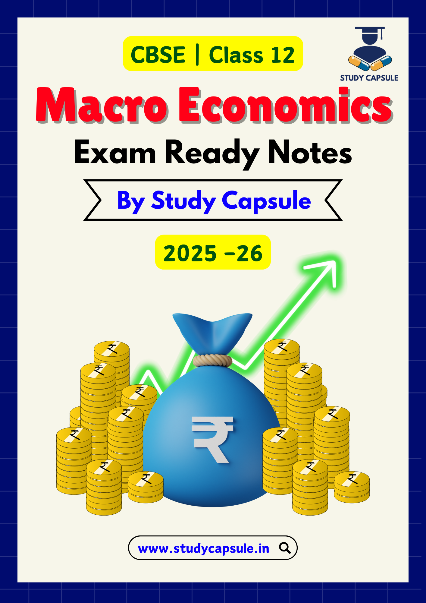 Class 12 Macro Economics Exam-Ready Notes | 2025-26 | Digital E-book (PDF)